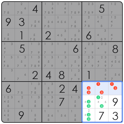 sudoku hidden pairs